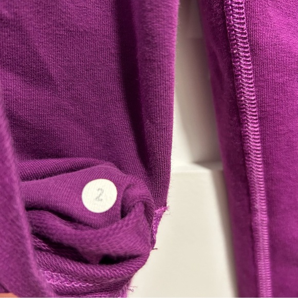 Lululemon purple zip up hoodie jacket. Size 2. - Picture 8 of 8
